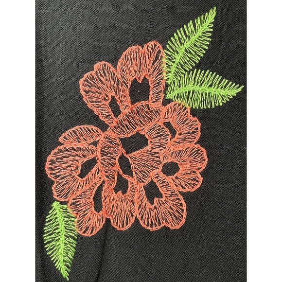 Torrid Womens Plus Size 2/3 Floral Fringe Floral Embroidered Kimono - Picture 9 of 10